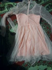 Sheer Polka Dot Dress