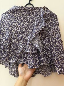 Sale ❗️ Floral Ruffle Mini Skirt