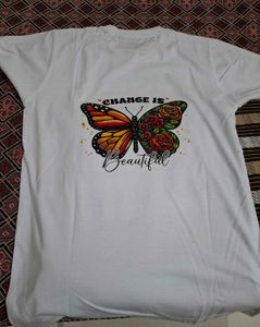 White Graphic T-Shirt for women
