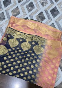 Beautiful Pink blue Dupatta