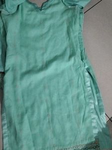 Beautiful stiched paint plazo suit
