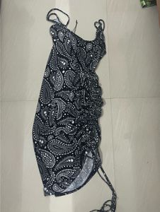 Boho Paisley Print Mini Dress