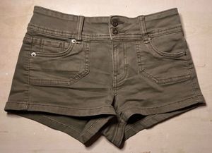 Olive Green Mini Cargo Shorts🫒