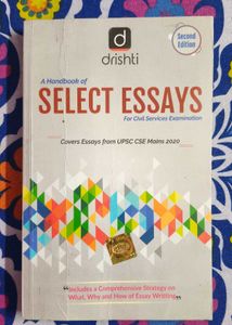 Drishti Ias select essays for upsc cse.