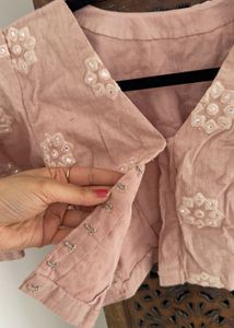 Brand New Designer Mirror Embroidered Blouse