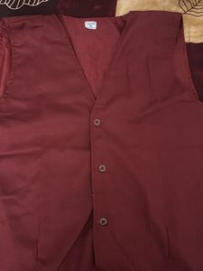 Men's Maroon Vest