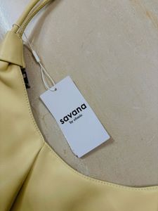 Stylish Butter Yellow Hobo Bag 💼
