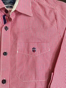 Men's Classic Gingham Button-Down Shirt