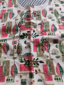 Floral Print Kurta