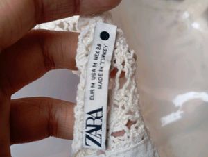 Cream Crochet Bralette