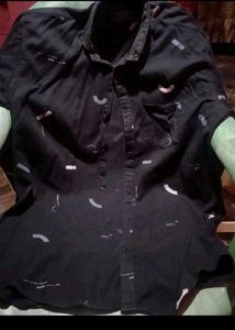 Black Printed Casual Shirt for Men pack of 3