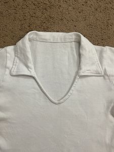 white crop top