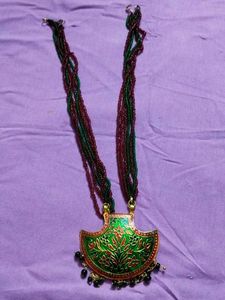 Exquisite Traditional Beaded Necklace