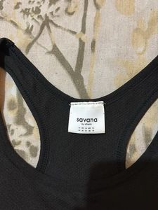 Savana Black Sports Bra