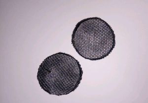 Black Colour Kundan Style Earrings Tops