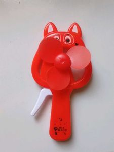 Cute Red Fox Handheld Fan