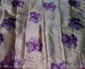 Elegant Floral Print Saree