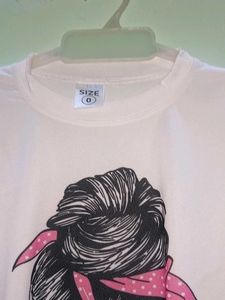 Stylish Graphic Print T-Shirt with pant