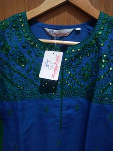 Blue Lovely Lady Kurta
