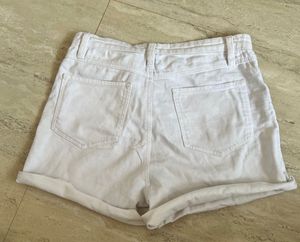 Classic High Rise Denim Shorts