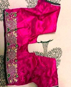 Set Of 3Purple Heavywork Partywear SareeBlouse💐💕