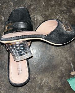 Chic Black Slip-On Sandals