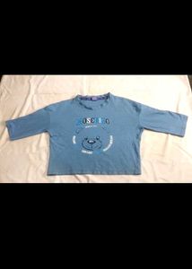 Moschino Blue Bear Graphic Tee