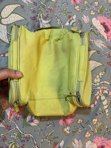 Lime Green Travel Toiletry Bag