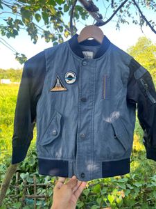 Boys Bomber Jacket with Space Patches