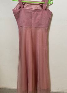 Dusty Rose Tulle Dress