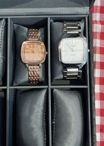 Elegant Square Dial Quartz Watch