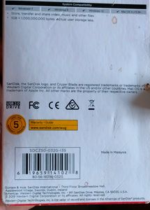 San Disk 64 GB Cruzer Blade