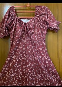 sale!!!Floral Print Mini Dress