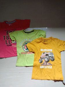 Kids 3 tshirts combo