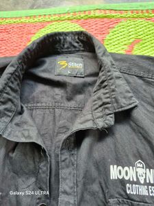 Moon Night Men's Casual Shirt