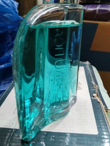 Stylish Blue Perfume Bottle