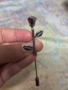 Elegant Rose Lapel Pin Brooch
