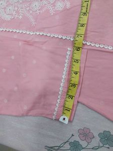 Pink Handwork Kurta