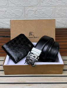 Burberry Belt and Wallet Set