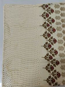 Elegant Cream Ethnic Kurta Set
