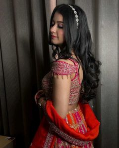 ❣️🧡Two-tone Lehenga Set with Resham Embroidery🧡