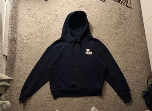 AMI Paris Heart Graphic Oversized Hoodie