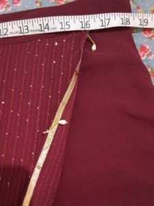 Ashish N Soni Sparkly Maroon Lehenga