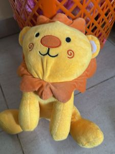 Cute Yellow Lion Plush Toy