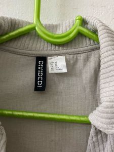 H&amp;M Ribbed Button-Up Cardigan