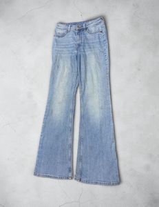 Light Wash Flared Jeans