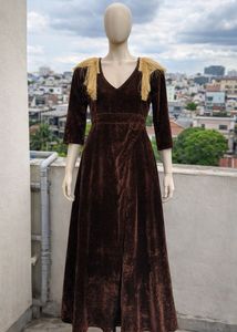 Velvet Ethnic Gown