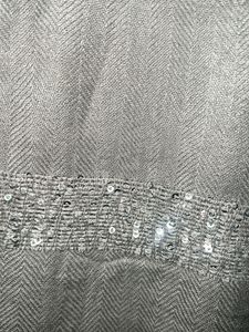 Grey &amp; Silver Sequinned Stole