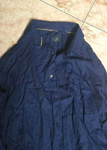 Navy Blue Long Sleeve Shirt