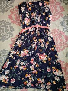 Beautiful Floral Print Dress